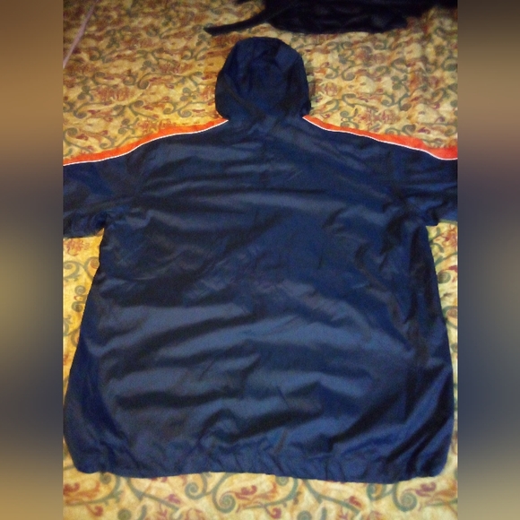 Auburn University AU NCAA Russell Athletic Lined Nylon Hooded Jacket Men XL Blue - Picture 6 of 10